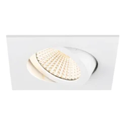 SLV 1007395 NEW TRIA® 68 Deckeneinbauleuchte 2700K 60° quadratisch weiß