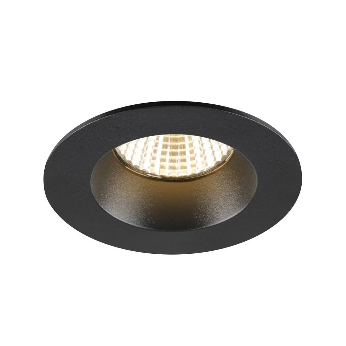 SLV 1007408 NEW TRIA® 68 Deckeneinbauleuchte 3000K 38° rund schwarz IP65