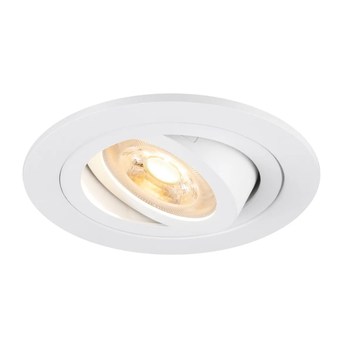 SLV 1007374 NEW TRIA® 75 Deckeneinbauleuchte rund max.10W GU10 weiß