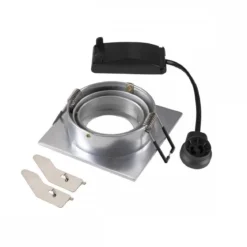 SLV 1007379 NEW TRIA® 75 Deckeneinbauleuchte quadratisch max. 10W GU10 aluminium