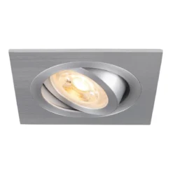SLV 1007379 NEW TRIA® 75 Deckeneinbauleuchte quadratisch max. 10W GU10 aluminium