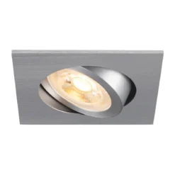 SLV 1007373 NEW TRIA® 68 Deckeneinbauleuchte quadratisch max. 10W GU10 aluminium