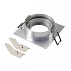 SLV 1007330 NEW TRIA® 68 Deckeneinbauring quadratisch 82x82mm aluminium IP20