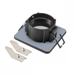SLV 1007338 NEW TRIA® 68 Deckeneinbauring quadratisch 83x83mm schwarz IP65