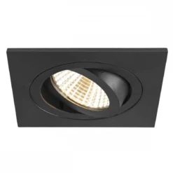 SLV 1007340 NEW TRIA® 75 Deckeneinbauring quadratisch 90x90mm schwarz IP20