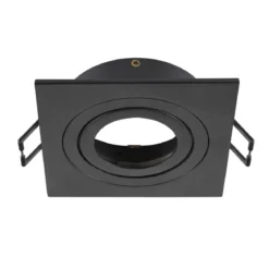 SLV 1007340 NEW TRIA® 75 Deckeneinbauring quadratisch 90x90mm schwarz IP20