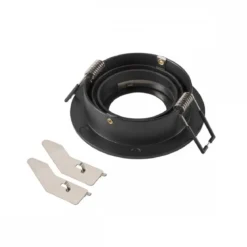 SLV 1007343 NEW TRIA® 75 Deckeneinbauring rund 93mm schwarz