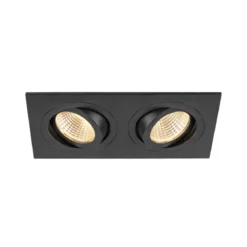 SLV 1008007 NEW TRIA® 155 Deckeneinbauring 2-flammig IP20 schwarz