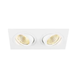 SLV 1008008 NEW TRIA® 155 Deckeneinbauring 2-flammig IP20 weiß
