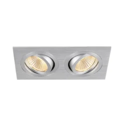 SLV 1008009 NEW TRIA® 155 Deckeneinbauring 2-flammig IP20 aluminium