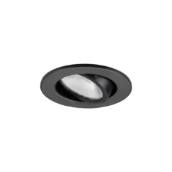 SLV 1009003 NEW TRIA® 45 LED Einbauleuchte rund 2700K schwarz IP44