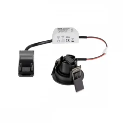 SLV 1009003 NEW TRIA® 45 LED Einbauleuchte rund 2700K schwarz IP44