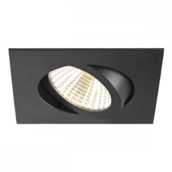 SLV 1007438 NEW TRIA® UNIVERSAL 68 Deckeneinbauleuchte CCT Switch 38° quadratisch schwarz