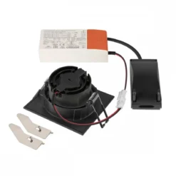 SLV 1007438 NEW TRIA® UNIVERSAL 68 Deckeneinbauleuchte CCT Switch 38° quadratisch schwarz