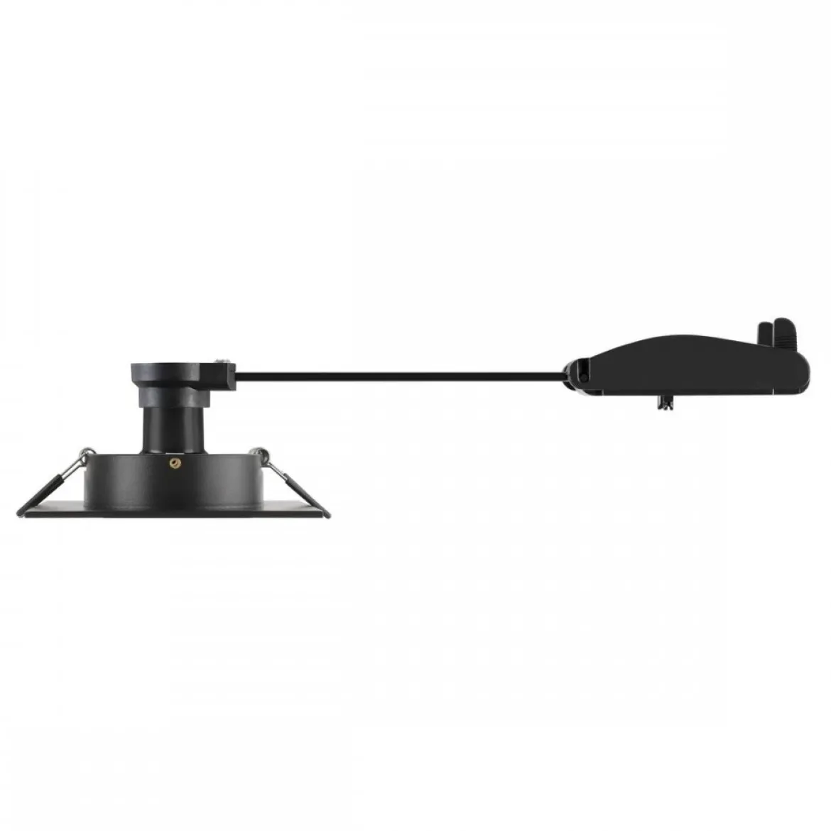 SLV 1007628 NEW TRIA® 75 XL Deckeneinbauleuchte quadratisch max. 10W GU10 schwarz