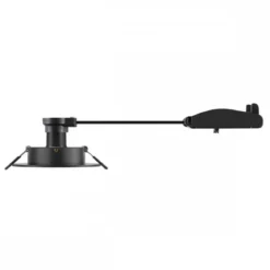 SLV 1007625 NEW TRIA® 75 XL Deckeneinbauleuchte rund max. 10W GU10 schwarz