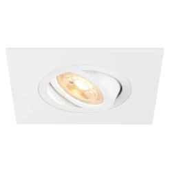 SLV 1007627 NEW TRIA® 75 XL Deckeneinbauleuchte quadratisch max. 10W GU10 weiß