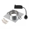 SLV 1007629 NEW TRIA® 75 XL Deckeneinbauleuchte quadratisch max. 10W GU10 aluminium