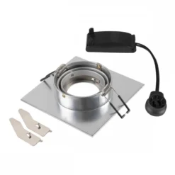 SLV 1007629 NEW TRIA® 75 XL Deckeneinbauleuchte quadratisch max. 10W GU10 aluminium