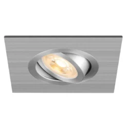 SLV 1007629 NEW TRIA® 75 XL Deckeneinbauleuchte quadratisch max. 10W GU10 aluminium