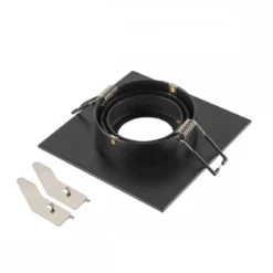 SLV 1007635 NEW TRIA® 75 XL Deckeneinbauring quadratisch 110x110mm schwarz IP20