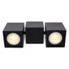 SLV No. 1002215 ALTRA DICE CW Deckenaufbauleuchte double GU10 schwarz