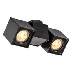 SLV No. 1002215 ALTRA DICE CW Deckenaufbauleuchte double GU10 schwarz