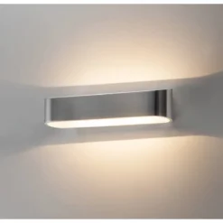 SLV No. 151275 ASSO 300 LED Wandleuchte oval alu gebürstet 3000K up and down