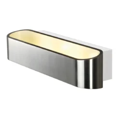 SLV No. 151275 ASSO 300 LED Wandleuchte oval alu gebürstet 3000K up and down