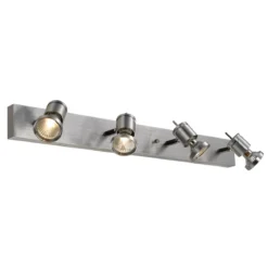 SLV No. 147444 ASTO IV Wand- und Deckenleuchte alu-brushed 4xGU10 Spot max. 75W