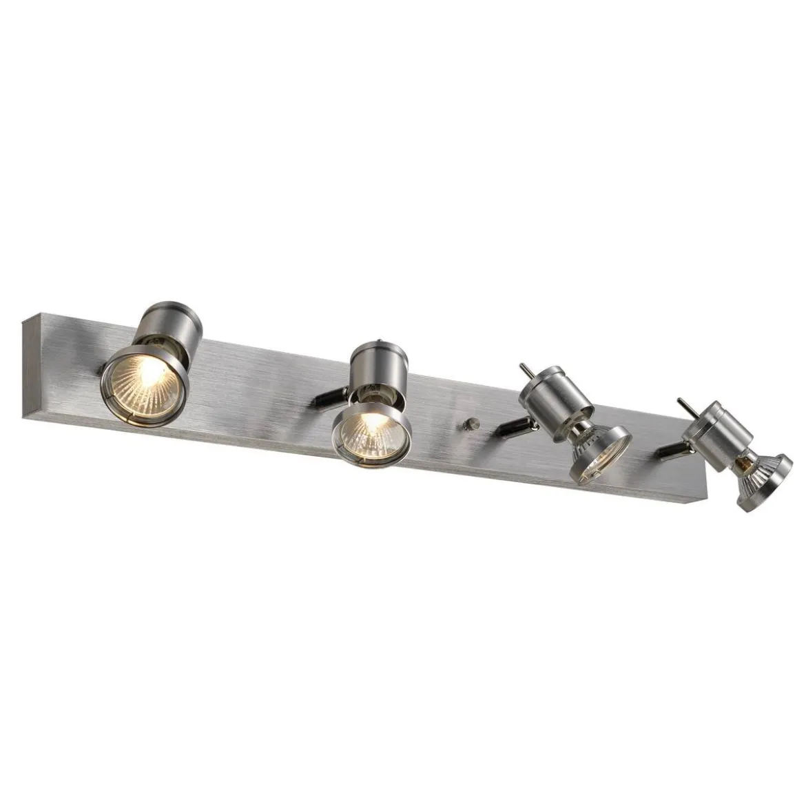 SLV No. 147444 ASTO IV Wand- und Deckenleuchte alu-brushed 4xGU10 Spot max. 75W