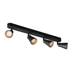 SLV No. 1000895 AVO CW Quad Indoor Wand- und Deckenaufbauleuchte QPAR51 schwarz