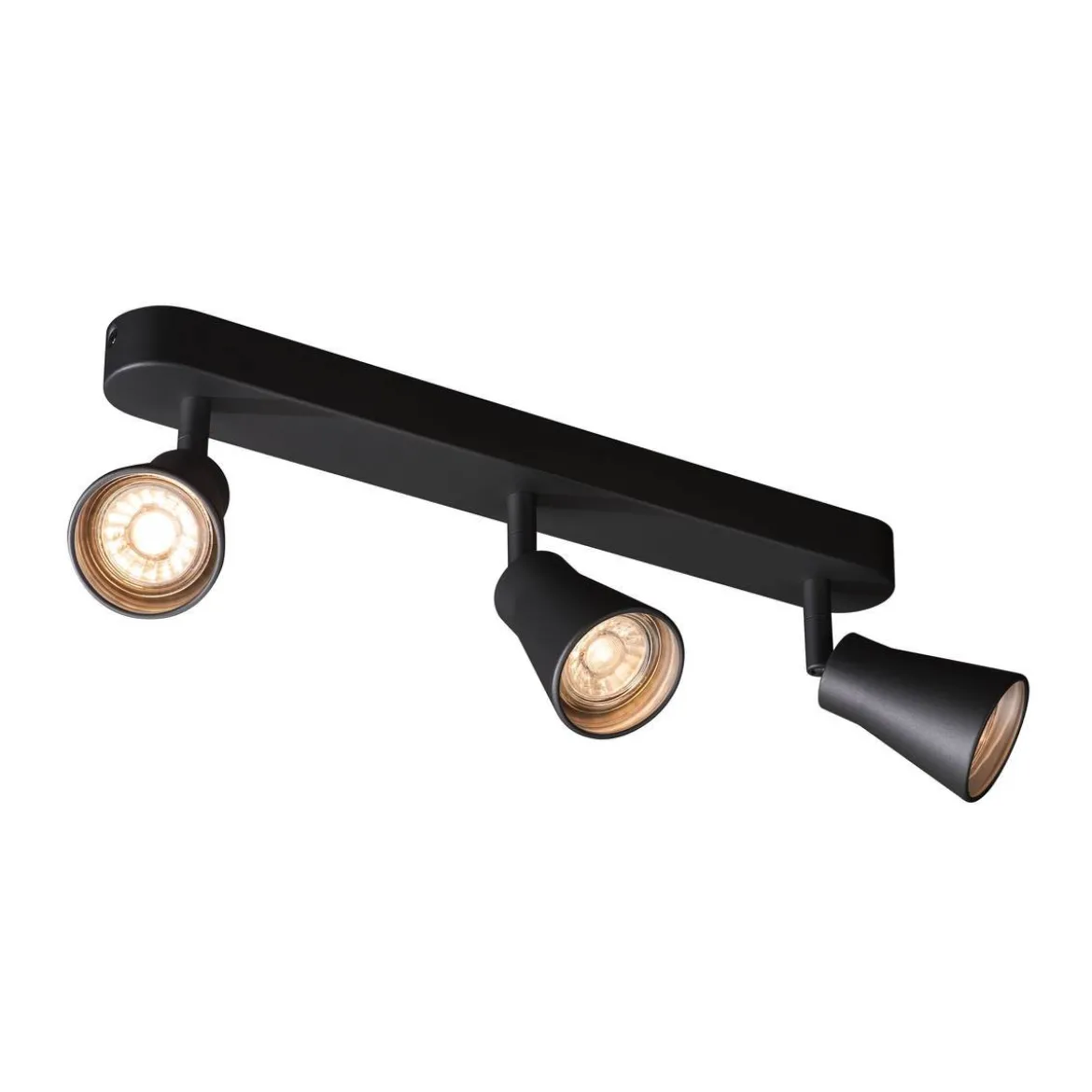 SLV No. 1000892 AVO CW Triple Indoor Wand- und Deckenaufbauleuchte QPAR51 schwarz