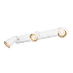 SLV No. 1000893 AVO CW Triple Indoor Wand- und Deckenaufbauleuchte QPAR51 weiß