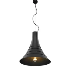 SLV No. 1000433 BATO 45 PD Indoor Pendelleuchte schwarz E27 max. 60W