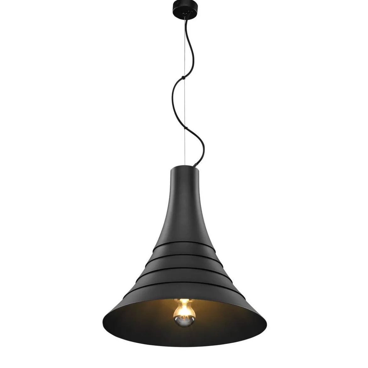 SLV No. 1000433 BATO 45 PD Indoor Pendelleuchte schwarz E27 max. 60W