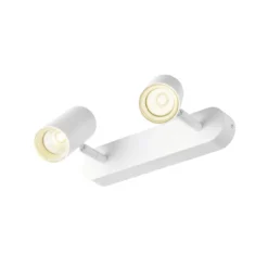 SLV 1008710 NOBLO® Wandlampe oder Deckenlampe double rund 3000K PHASE 32° weiß