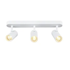 SLV 1008717 NOBLO® Wandlampe oder Deckenlampe triple rund 2700K 19W PHASE 32° weiß
