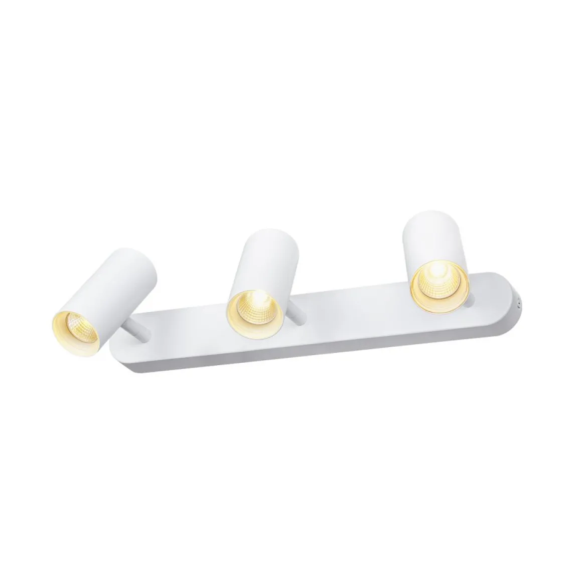 SLV 1008717 NOBLO® Wandlampe oder Deckenlampe triple rund 2700K 19W PHASE 32° weiß
