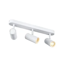 SLV 1008717 NOBLO® Wandlampe oder Deckenlampe triple rund 2700K 19W PHASE 32° weiß