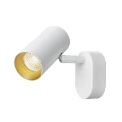 SLV 1008715 NOBLO® Wandlampe oder Deckenlampe single rund 2700K 6W PHASE 32° weiß