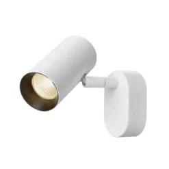 SLV 1008715 NOBLO® Wandlampe oder Deckenlampe single rund 2700K 6W PHASE 32° weiß