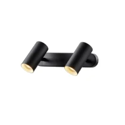 SLV 1008719 NOBLO® Wandlampe oder Deckenlampe double rund 2700K PHASE 32° schwarz
