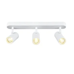 SLV 1008711 NOBLO® Wandlampe oder Deckenlampe triple rund 3000K PHASE 32° weiß