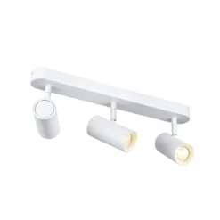 SLV 1008705 NOBLO® Wand- und Deckenaufbauleuchte triple 22W Dim-to-Warm PHASE 36° weiß