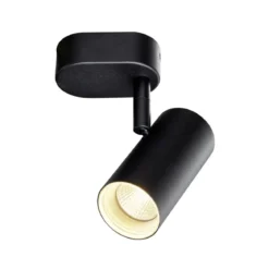SLV 1008706 NOBLO® Wand- und Deckenaufbauleuchte single 8W Dim-to-Warm PHASE 36° schwarz