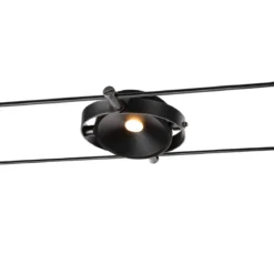 SLV No. 1002861 DURNO LED Seilleuchte für TENSEO Niedervolt-Seilsystem 2700K schwarz