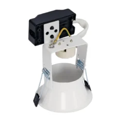 SLV No. 112911 Einbauleuchte Horn 1 QPAR51 rund mattschwarz weiß max. 50W