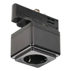 SLV No. 145700 EUTRAC Schienen Steckdose schwarz