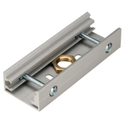SLV No. 145604 EUTRAC Stossstellenverbinder für 3-Phasenschiene silbergrau